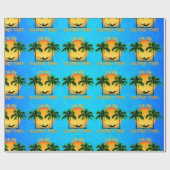 Papier Cadeau Temps d'île (Plat)