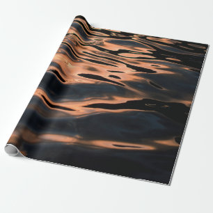 Papier Cadeau Temps écoulé photographie de l'eau ondulée