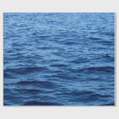 Papier Cadeau Temps écoulé photographie du plan d'eau (Plat)