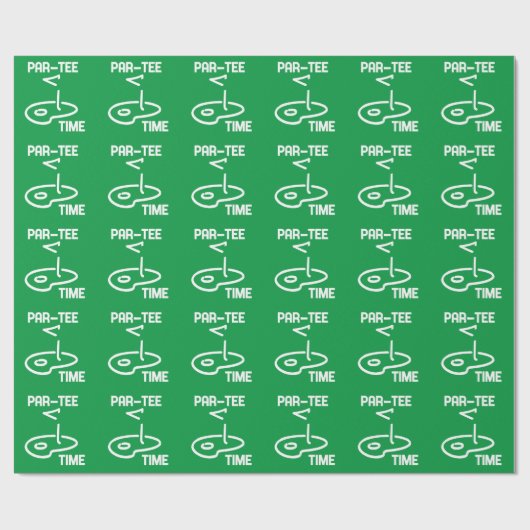 Papier Cadeau Temps partiel blanc (Plat)