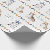 Papier Cadeau Temps personnalisable pour PAWTY Corgi (Coin)