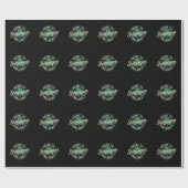 Papier Cadeau Tendance aux farces et au baratin de la Saint-Patr (Plat)