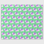 Papier Cadeau Tendance mignonne blanc Westie Terrier Chien Noël (Plat)