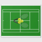 Papier Cadeau Tennis (Plat)