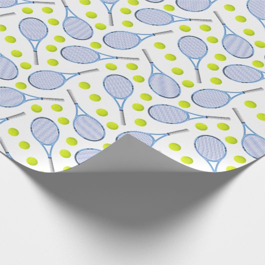 Papier Cadeau Tennis Anniversaire (Coin)