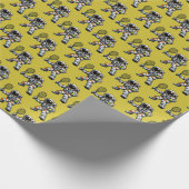 Papier Cadeau Tennis Astronaute (Coin)