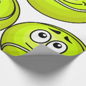 Papier Cadeau Tennis Ball Face (Coin)