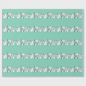 Papier Cadeau Tennis élégant (Plat)