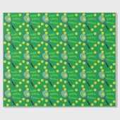 Papier Cadeau Tennis Sports Anniversaire (Plat)