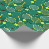 Papier Cadeau Tennis Vert (Coin)