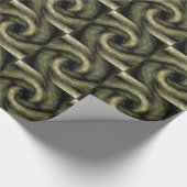 Papier Cadeau tentacules de monstre vert (Coin)
