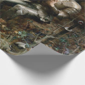 Papier Cadeau Tentation de Sir Percival (Chevalier médiéval) (Coin)