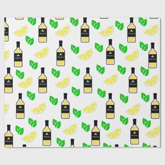 Papier Cadeau Tequila & Lemon (Plat)