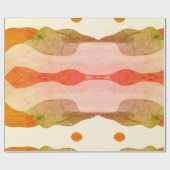 Papier Cadeau Terracotta & Sage Abstract (Plat)