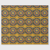 Papier Cadeau Terracotta Sun Personnaliser Nom Anniversaire Roll (Plat)