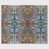 Papier Cadeau Terrain intemporel - Élégant papier d'enveloppemen (Plat)