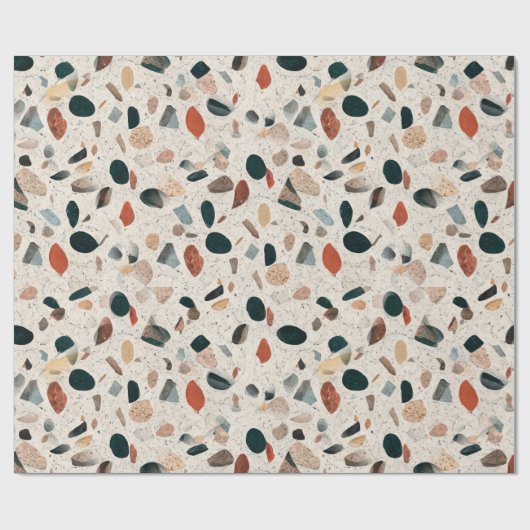 Papier Cadeau Terrazzo (Plat)