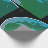 Papier Cadeau Terre de l'espace