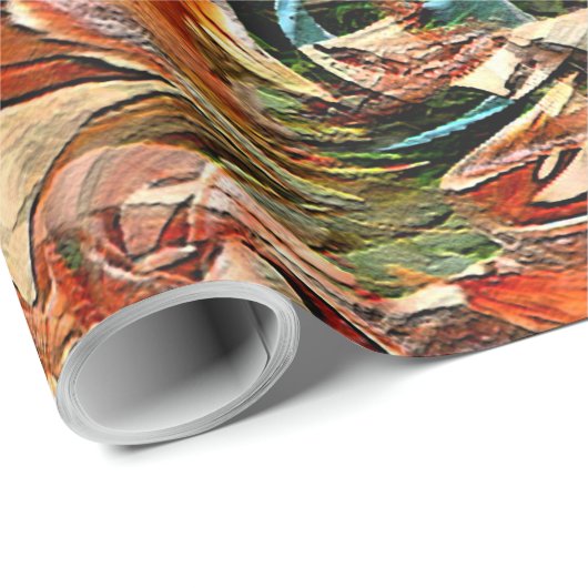 Papier Cadeau Terre Mère...... (Coin rond)