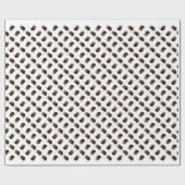 Papier Cadeau Terre-Neuve (Brown) Conception de l'histoire (Plat)