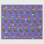 PAPIER CADEAU TERRIER AIRDALÉ            (Plat)