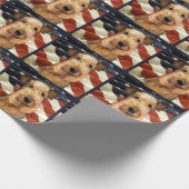PAPIER CADEAU  TERRIER AIREDALE   (Coin)