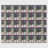 PAPIER CADEAU TERRIER AMÉRICAIN DU STAFFORDSHIRE (Plat)