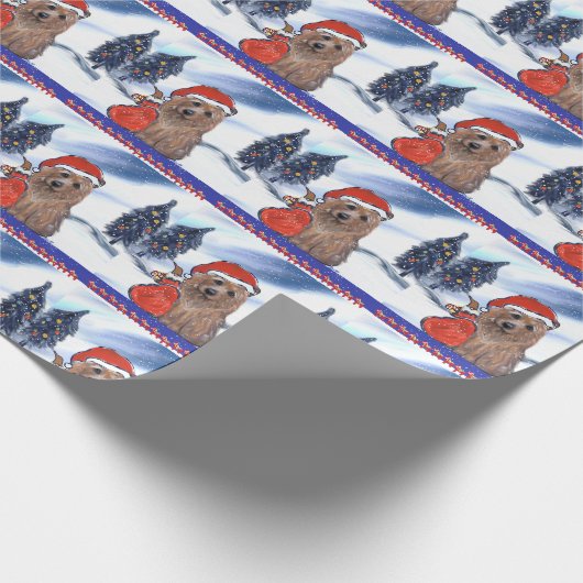 PAPIER CADEAU TERRIER AUSTRALIEN (Coin)
