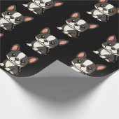 Papier Cadeau Terrier de Boston (Coin)