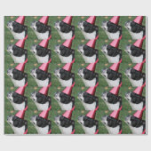 Papier Cadeau Terrier de Boston (Plat)