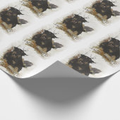 Papier Cadeau Terrier de chasse (Coin)