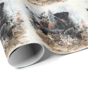 Papier Cadeau Térrier de chasse