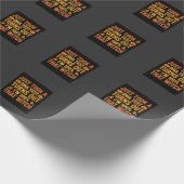 Papier Cadeau Test ADN de sorcière d'Halloween Design drôle (Coin)