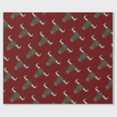Papier Cadeau Tête Bull (Plat)
