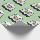 Papier Cadeau Tête d'aigle américain (Coin)