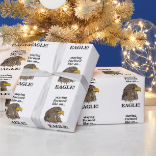 Papier Cadeau Tête d'Aigle Royal
