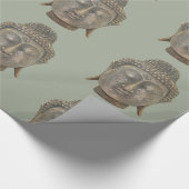 Papier Cadeau Tête de Bouddha (Coin)