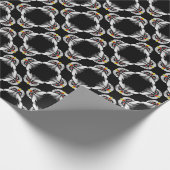 Papier Cadeau Tête de chouette (Coin)