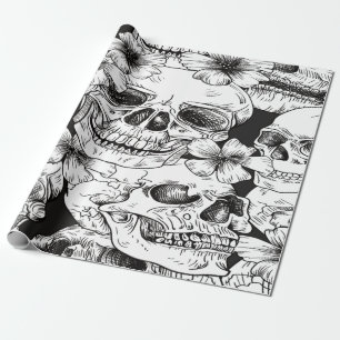 Papier Cadeau Tête de mort