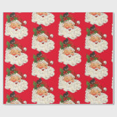 Papier Cadeau Tête de Noël du père de l'oeil Winklinge (Plat)