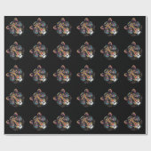 Papier Cadeau Tête de tigre (Plat)