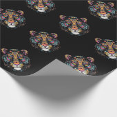 Papier Cadeau Tête de tigre (Coin)