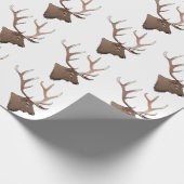 Papier Cadeau Tête d'Elk (Coin)