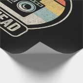 Papier Cadeau Tête radio Vintage (Coin)