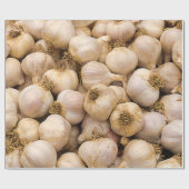 Papier Cadeau Têtes d'ail (Plat)