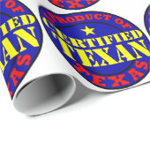 PAPIER CADEAU TEXAN CERTIFIÉ (Coin rond)