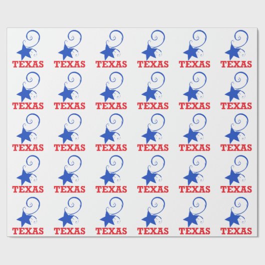 Papier Cadeau Texas (Plat)