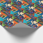 Papier Cadeau Texas BBQ Party 1 (Coin)