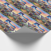 Papier Cadeau Texas BBQ Party 4 (Coin)