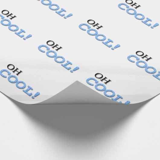 Papier Cadeau Texte Cool (Coin)